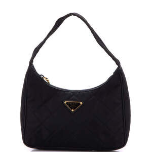 Prada Hobo Quilted Tessuto Small #223999P15B